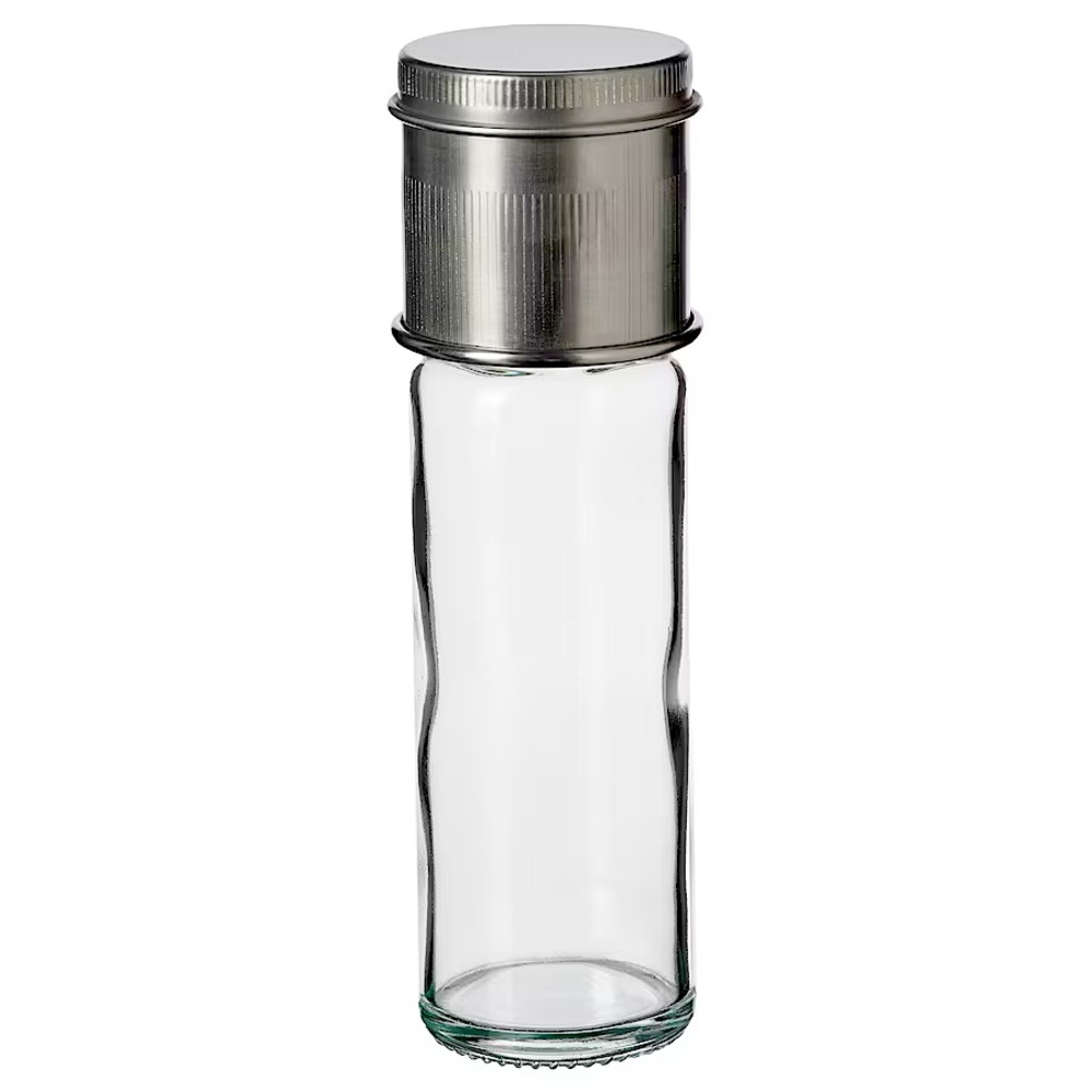 IKEA CITRONHAJ 
Spice mill, clear glass stainless steel kitchen Salt shaker